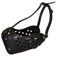 Durable Leather Bull Terrier Muzzle for Attack Training Durable Leather Bull Terrier Muzzle for Attack Training