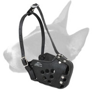 Bull Terrier Muzzle for Training, Police, Agitation Bull Terrier Muzzle for Training, Police, Agitation